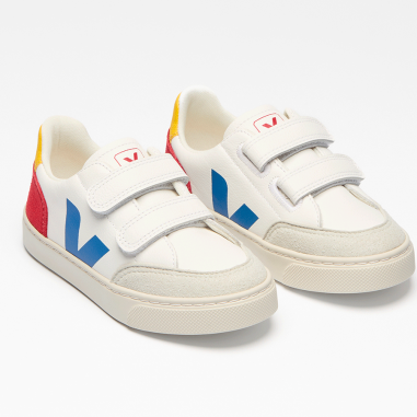 Baskets Veja small V-12 leather white...